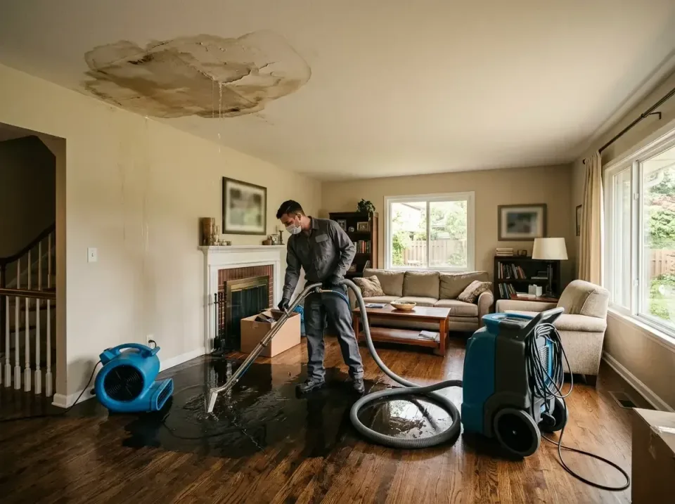 attic-pipe-burst-ceiling-drip-008 — frequently asked questions, Water Damage Restoration & Carpet Care in King George, VA